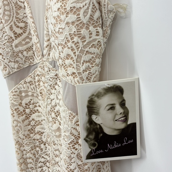 Love, Nickie Lew Lace Bodycon Midi Dress - Picture 7 of 16